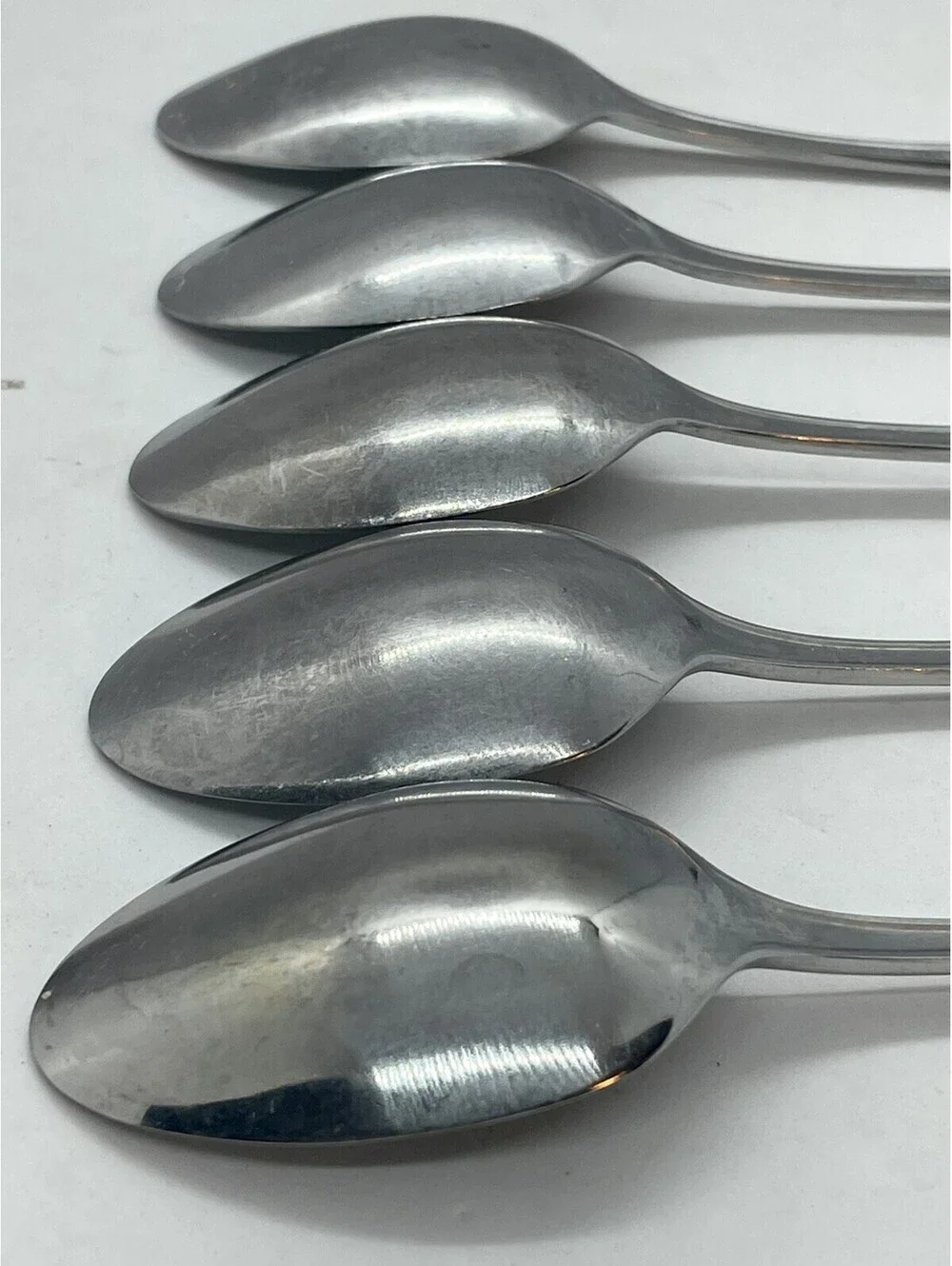 (5) Farberware Stainless Indonesia ROMANCE Teaspoon Lot ~ 6 1/4”